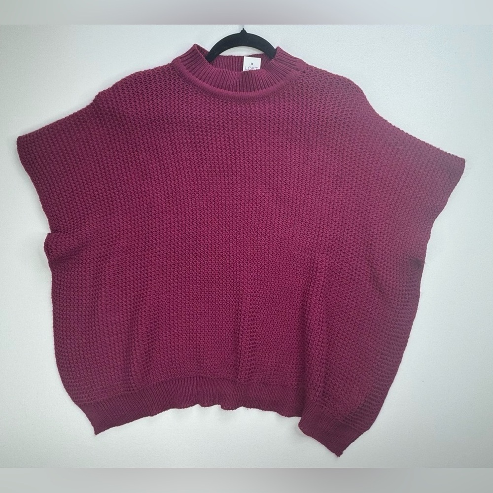 LOFT Burgundy Sweater